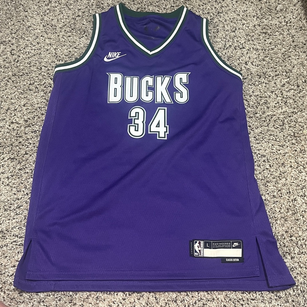 Nike Milwaukee Bucks Giannis Antetokounmpo #34 Youth Basketball Jersey